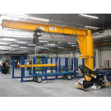 Workshop Port Loading Deck Rotating Cantilever Jib Crane
